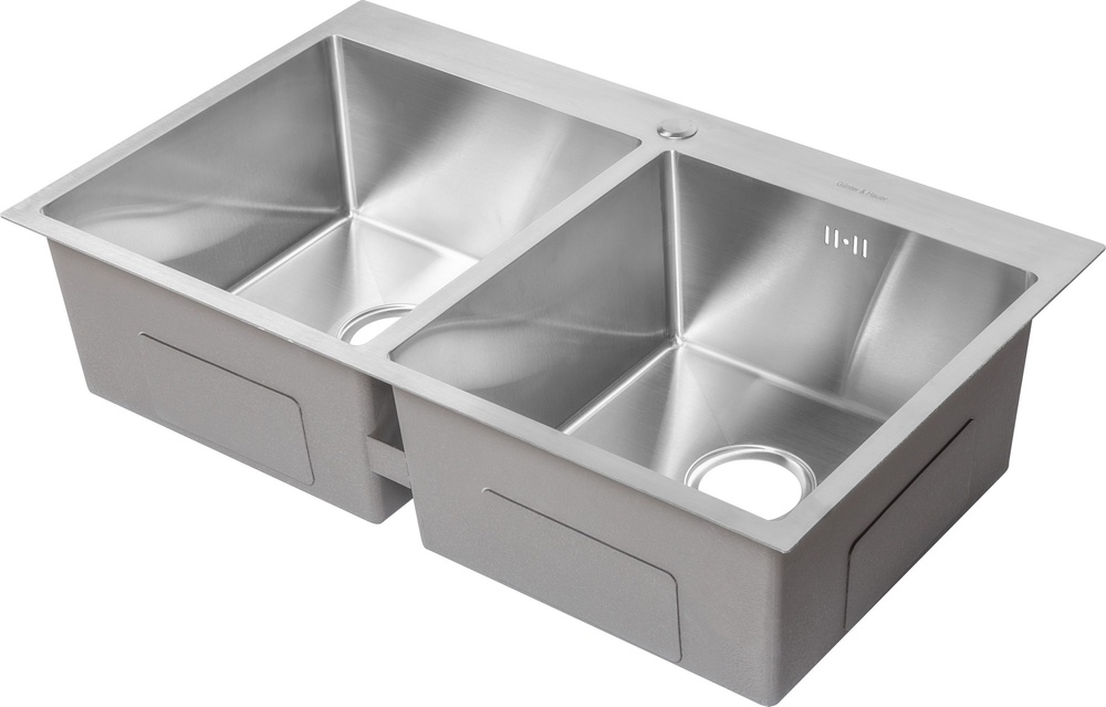 Laber 8622 Inox: кухонна мийка Gunter & Hauer (86x51 см)