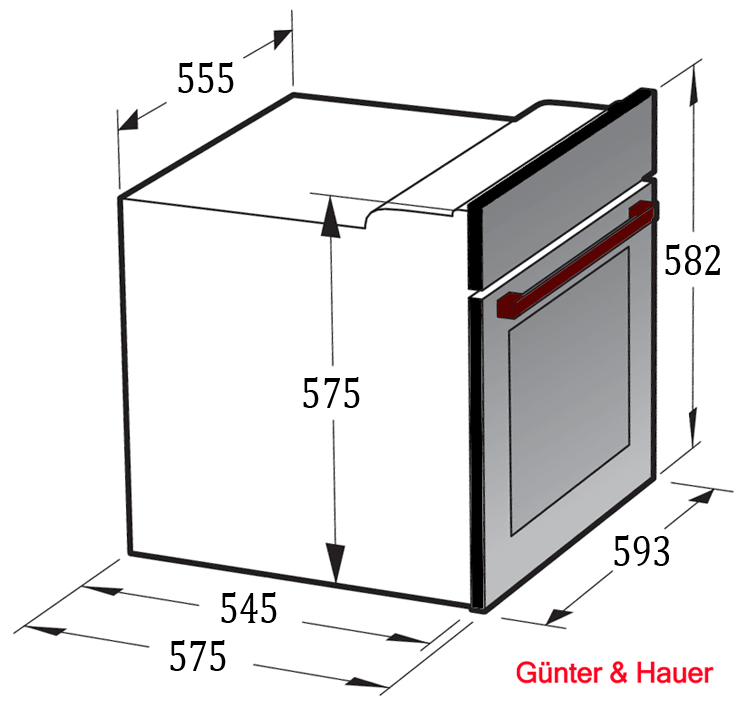 EOG 603: газова духова шафа Gunter & Hauer